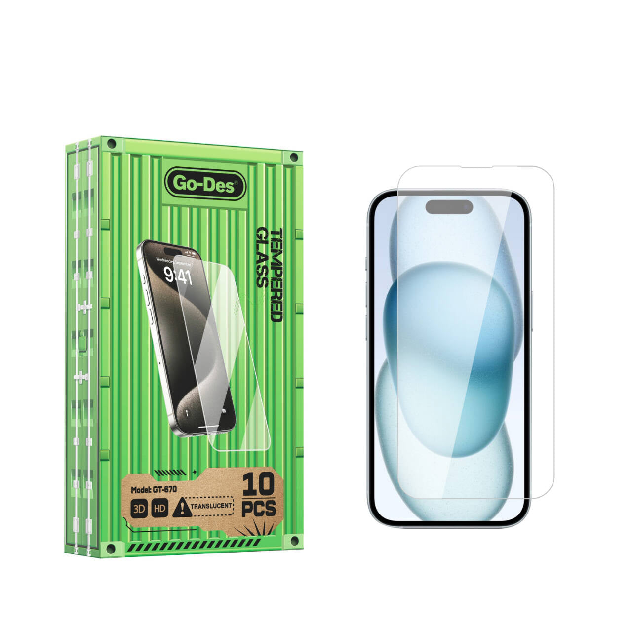 Go-Des iPhone 15 Parmak İzi Bırakmayan 9H Oleofobik Bom Glass Ekran Koruyucu Go-Des iPhone 15 Parmak İzi Bırakmayan 9H Oleofobik Bom Glass Ekran Koruyucu